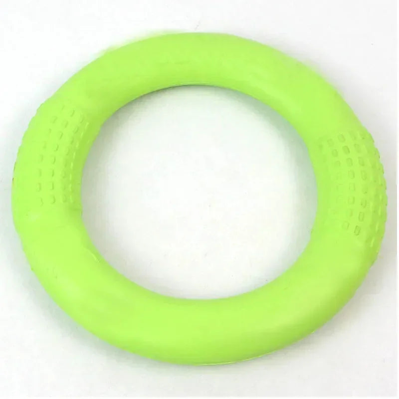 Dog Toys Pet Flying Disk Training Ring Puller Anti-Bite Floating Interactive Supplies Dog Toys Aggressive Chewing