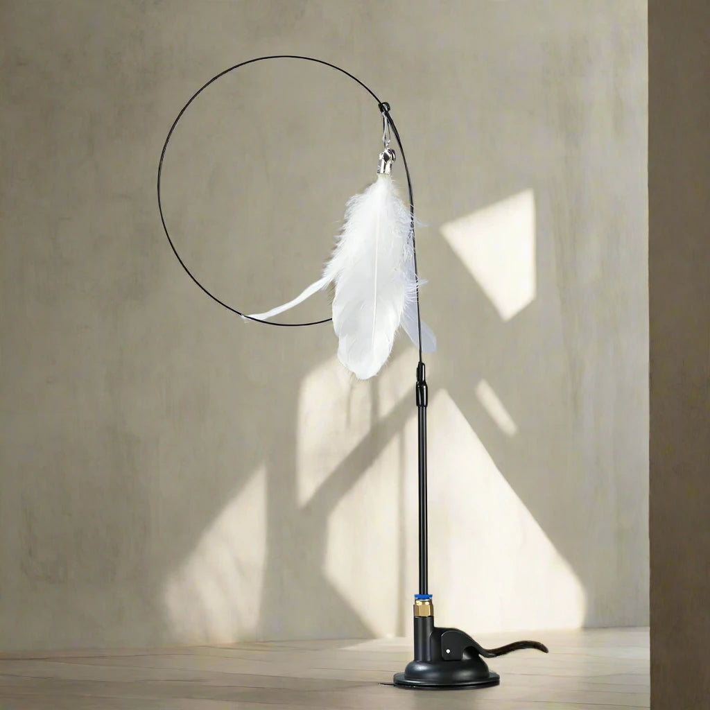 Electric Bird with Cat Teaser Pole